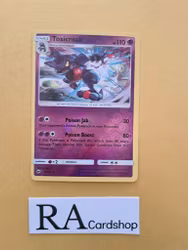 Toxicroak Reverse Holo Rare 55/147 Burning Shadows Pokemon