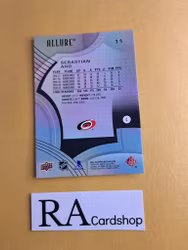 Sebastian Aho Carolina Hurricanes #11 2021-22 Upper Deck Allure