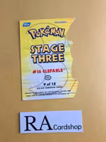 Topps #36 Clefable Die - Cut Embossed Cards 9 of 18 Pokemon