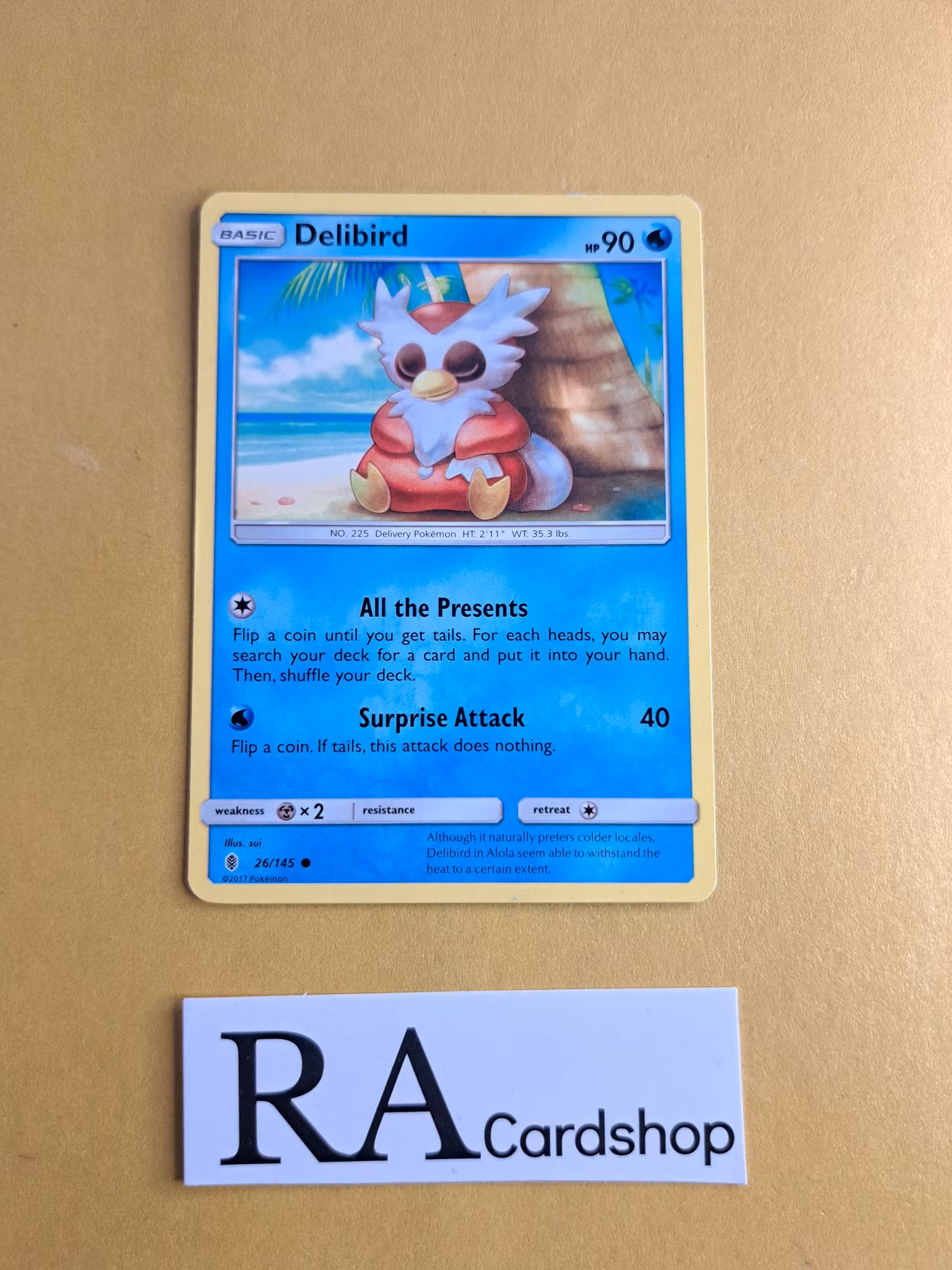 Delibird Common 26/145 Guardians Rising Pokemon