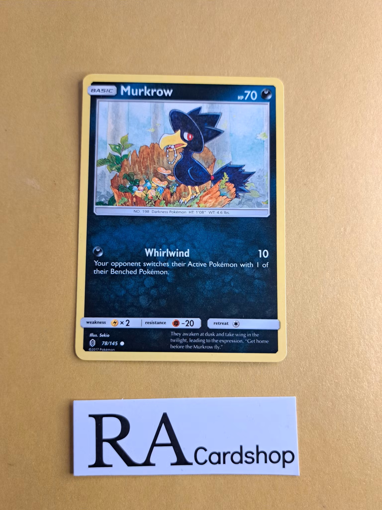 Murkrow Common 78/145 Guardians Rising Pokemon