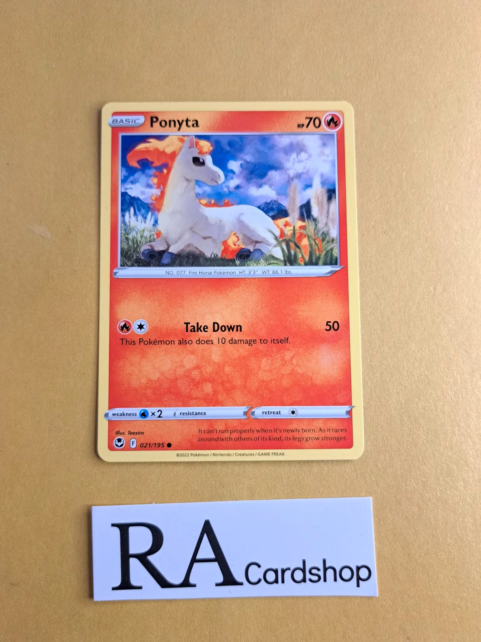 Ponyta Common 021/195 Silver Tempest Pokemon