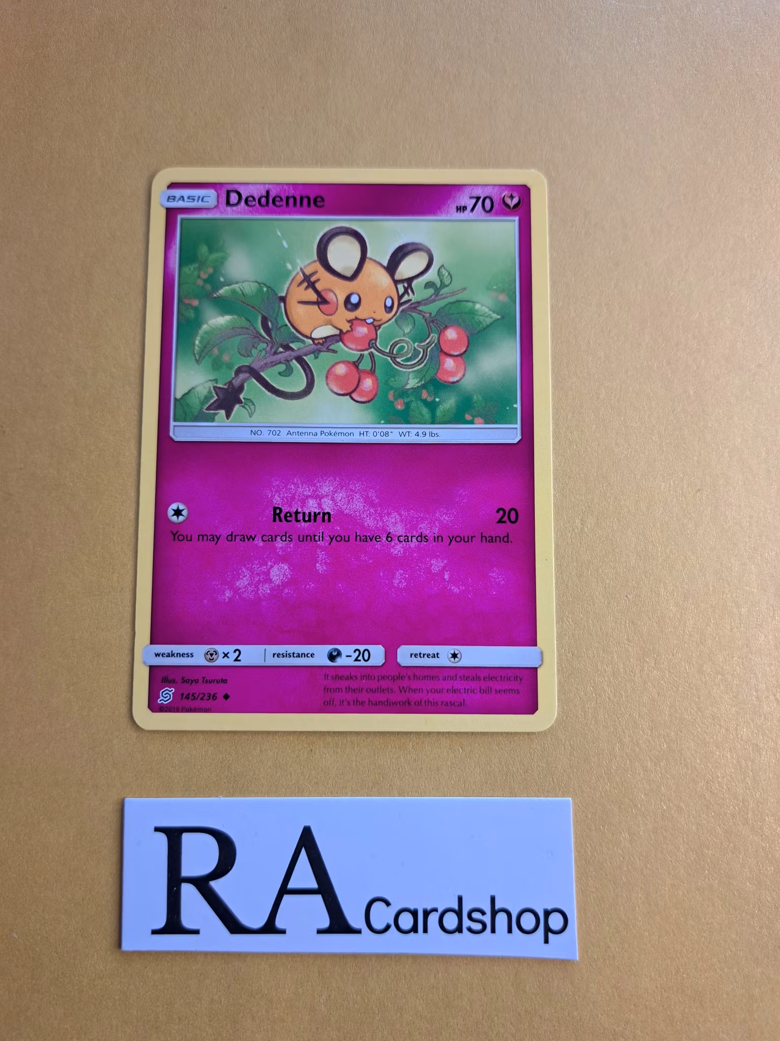 Dedenne Common 145/236 Unified Minds Pokemon
