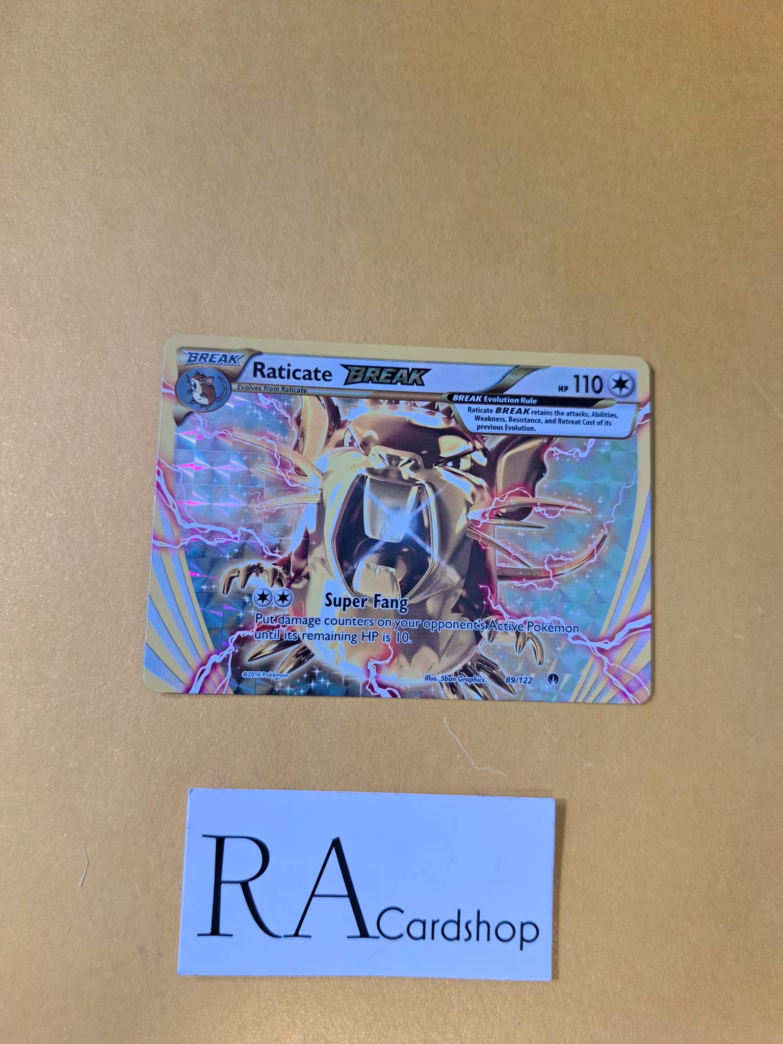 Raticate BREAK Rare 89/122 BREAKpoint Pokemon