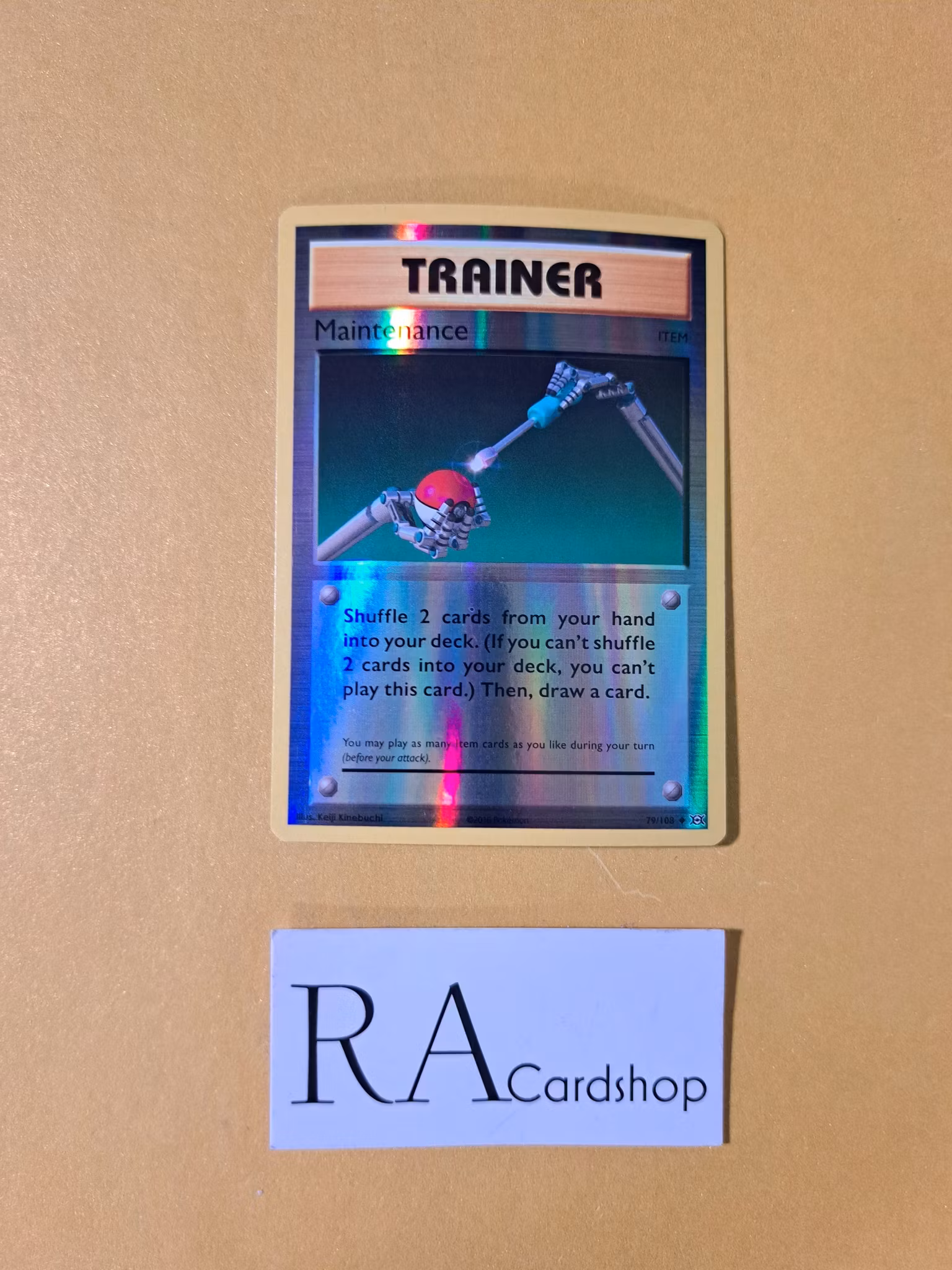 Maintenance Reverse Holo Uncommon 79/108 Evolutions Pokemon