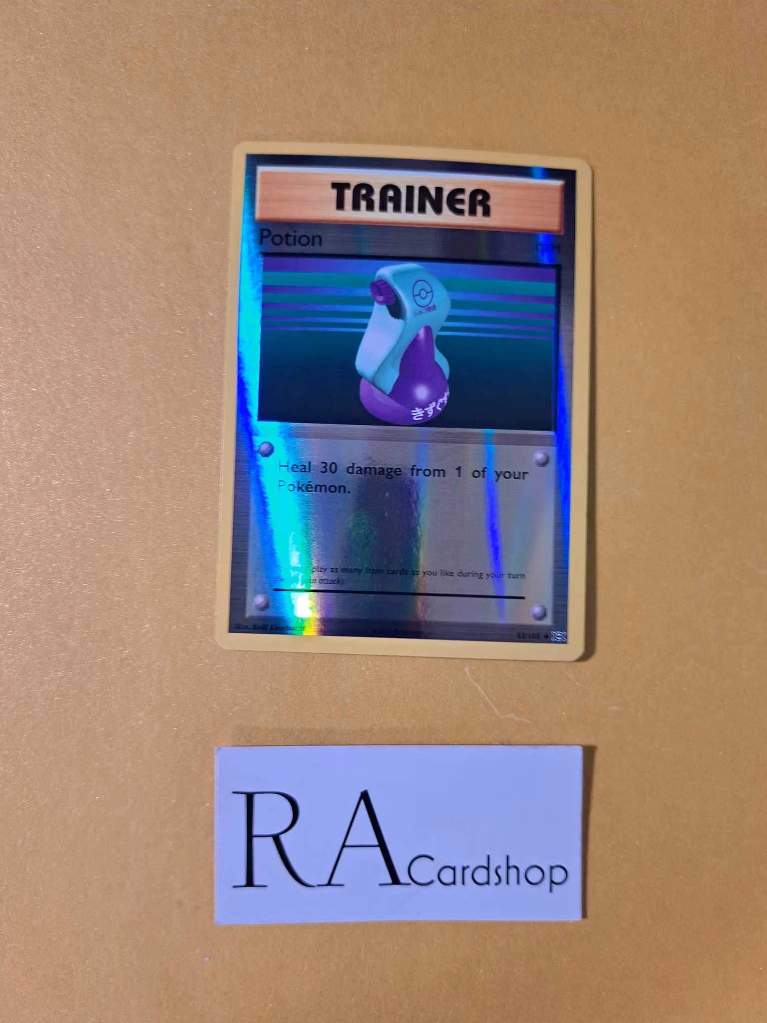 Potion Reverse Holo Uncommon 83/108 Evolutions Pokemon