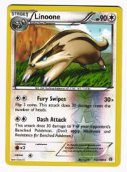 Linoone Reverse Holo Unommon 112/160 Primal Clash Pokemon
