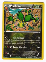 Vibrava Reverse Holo Uncommon 109/160 Primal Clash Pokemon