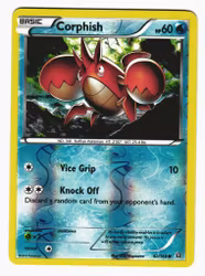 Corphish Reverse Holo Common 42/160 Primal Clash Pokemon