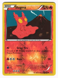 Slugma Reverse Holo Common 22/160 Primal Clash Pokemon