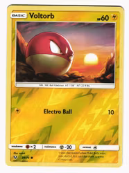 Voltorb Reverse Holo Common 30/73 Shining Legends Pokemon