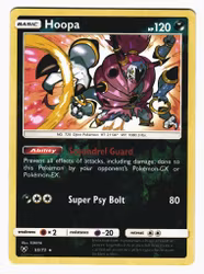 Hoopa Reverse Holo Rare 55/73 Shining Legends Pokemon