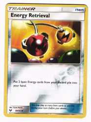 Energy Retrieval Reverse Holo Uncommon 59/73 Shining Legends Pokemon