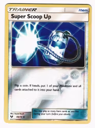 Super Scoop Up Reverse Holo Uncommon 66/73 Shining Legends Pokemon