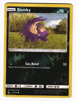 Stunky Reverse Holo Common 75/156 Ultra Prism Pokemon