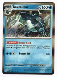 Baxcalibur Holo Rare 060/193 Paldea Evolved Pokemon
