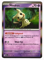 Mimikyu Holo Rare 097/193 Paldea Evolved Pokemon