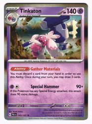Tinkaton Holo Rare 105/193 Paldea Evolved Pokemon