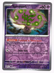 Spiritomb Reverse Holo Rare 089/193 Paldea Evolved Pokemon