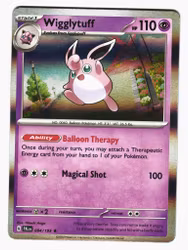 Wigglytuff Holo Rare 084/193 Paldea Evolved Pokemon