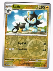 Luxio Reverse Holo Uncommon 070/193 Paldea Evolved Pokemon