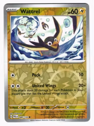 Wattrel Reverse Holo Common 080/193 Paldea Evolved Pokemon