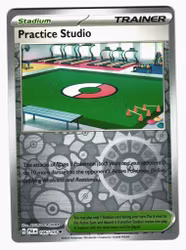 Practice Studio Reverse Holo Uncommon 186/193 Paldea Evolved Pokemon