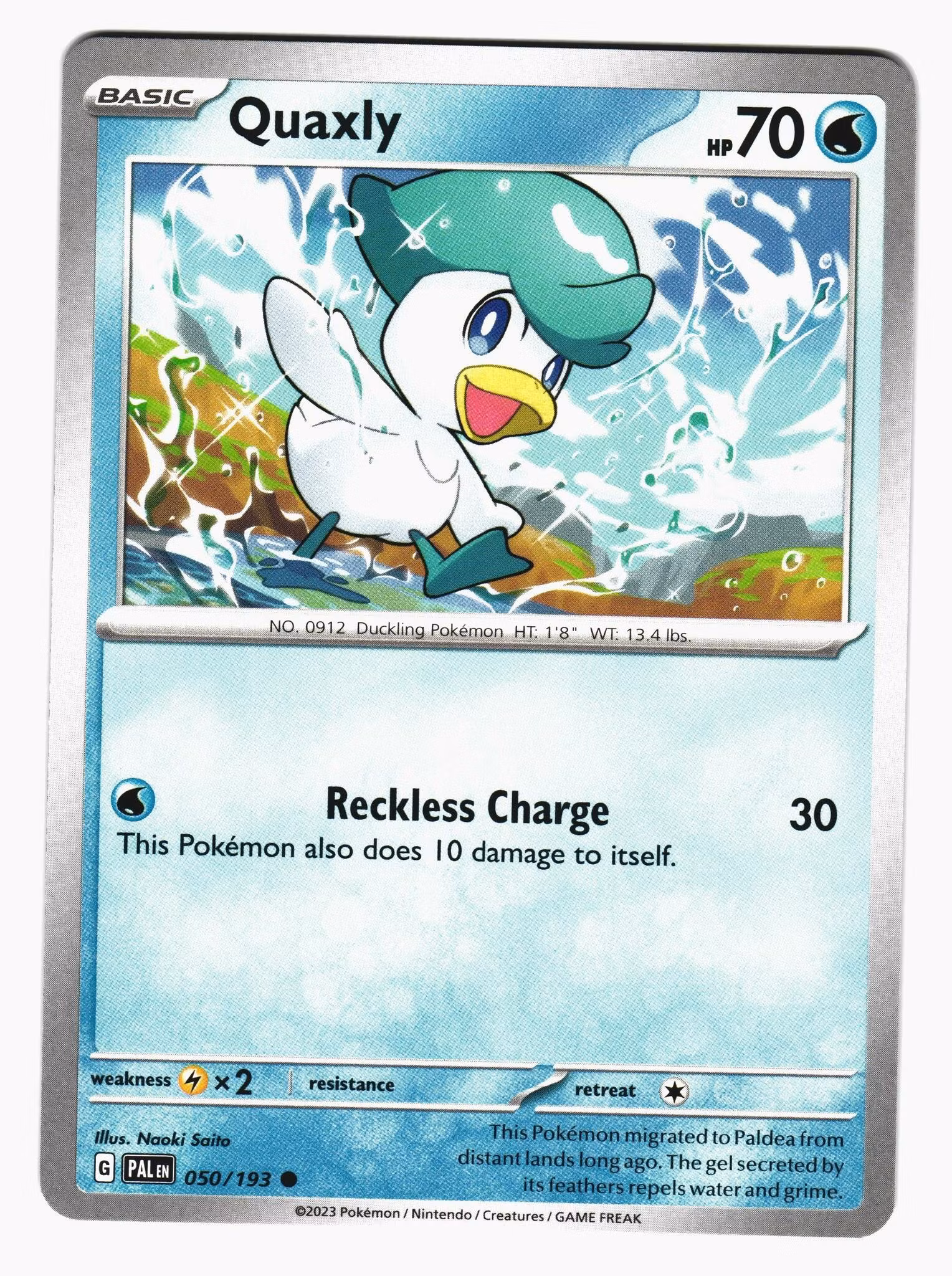 Quaxly Common 050/193 Paldea Evolved Pokemon