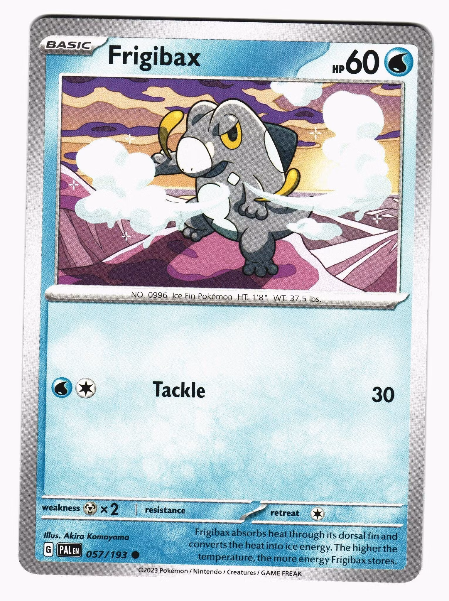 Frigibax Common 057/193 Paldea Evolved Pokemon