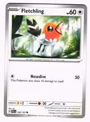 Fletchling Common 163/193 Paldea Evolved Pokemon