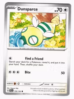Dunsparce Common 156/193 Paldea Evolved Pokemon