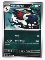 Honchkrow Uncommon 132/193 Paldea Evolved Pokemon