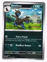 Zweilous Uncommon 139/193 Paldea Evolved Pokemon