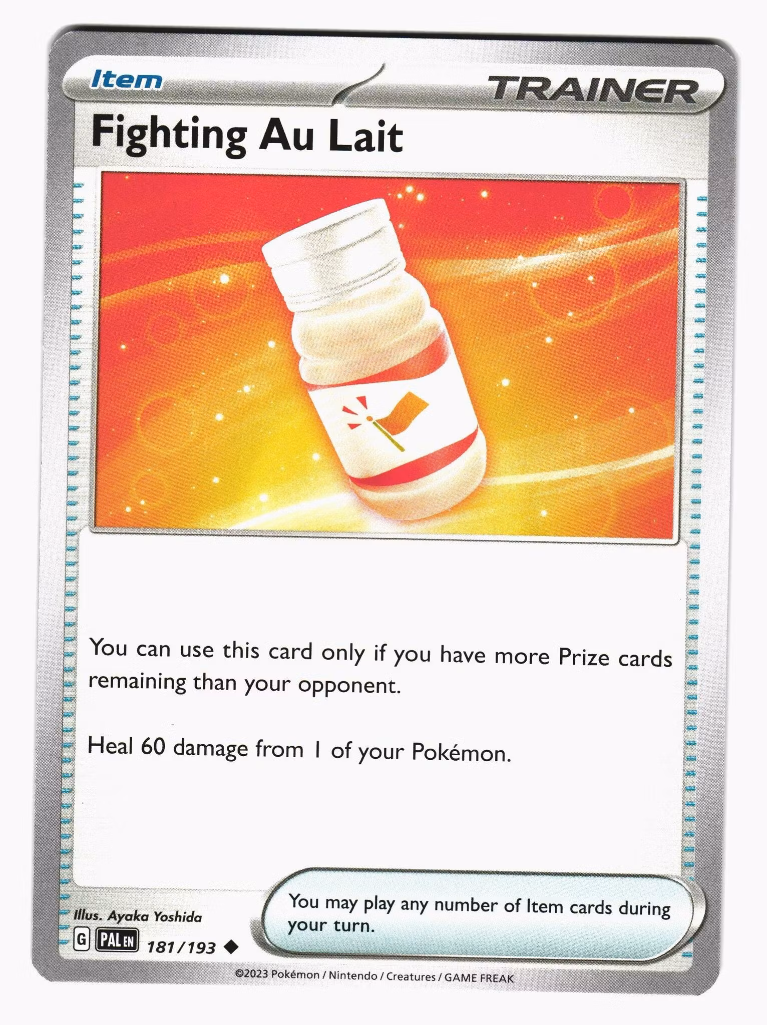 Fighting Au Lait Uncommon 181/193 Paldea Evolved Pokemon