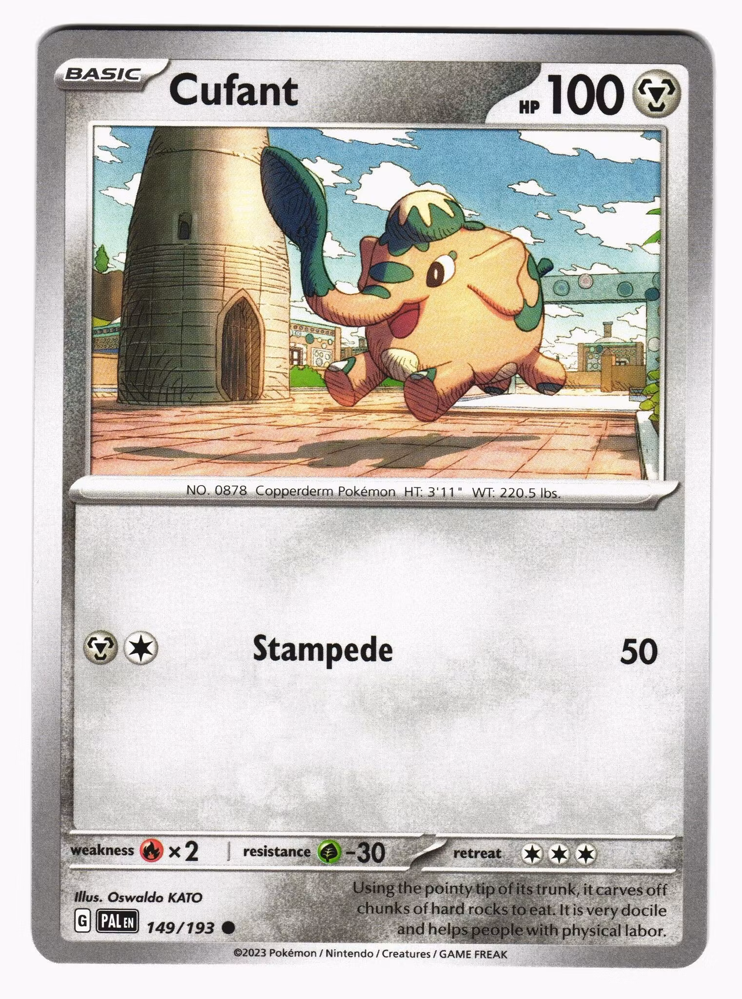 Cufant Common 149/193 Paldea Evolved Pokemon