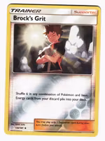 Brocks Grit Reverse Holo Uncommon 135/181 Team Up Pokemon
