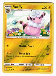 Flaaffy Reverse Holo Uncommon 42/181 Team Up Pokemon
