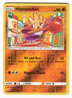 Hitmonchan Reverse Holo Uncommon 74/181 Team Up Pokemon