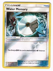Water Memory Reverse Holo Uncommon 157/181 Team Up Pokemon