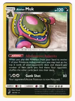 Muk Reverse Holo Rare 84/181 Team Up Pokemon