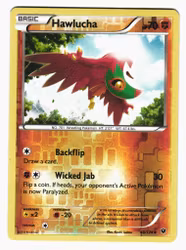 Hawlucha Reverse Holo Uncommon 48/124 Fates Collide Pokemon