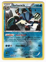 Barbaracle Reverse Holo Rare 23/124 Fates Collide Pokemon