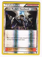 Team Rockets Hadiwork Reverse Holo Uncommon 112/124 Fates Collide Pokemon