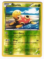 Shuckle Reverse Holo Uncommon 1/124 Fates Collide Pokemon