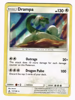 Drampa Holo Rare 117/156 Ultra Prism Pokemon