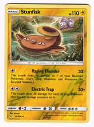 Stunfisk Rare Reverse Holo 56/214 Unbroken Bonds Pokemon