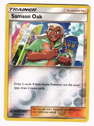 Samson Oak Uncommon Reverse Holo 185/214 Unbroken Bonds Pokemon