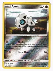 Aron Common Reverse Holo 123/214 Unbroken Bonds Pokemon