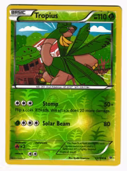 Tropius Uncommon Reverse Holo 12/108 Roaring Skies Pokemon