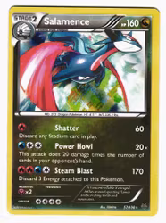Salamance Rare Holo 57/108 Roaring Skies Pokemon